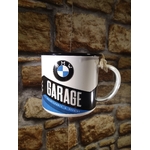 mug tasse émaillé bmw garage