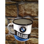 tasse mug émaillé garage bmw
