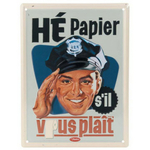 plaque-metal-he-papier-svp-natives-deco-retro-vintage