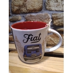 tasse mug céramique publicitaire fiat 500