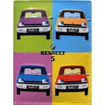 plaque renault 5