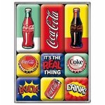 set magnets coca-cola