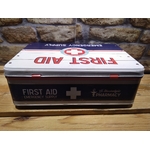 boite de rangement vintage rétro first aid