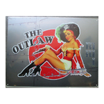 plaque-style-bombardier-pin-up-the-outlaw-tole-40x30cm-metal