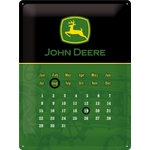 calendrier métal perpetuel john deere