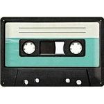 plaque rétro cassette
