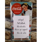 bloc note publicitaire coca-cola