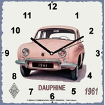 HORLOGE MURALE RENAULT DAUPHINE 1961