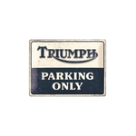 plaque-metal-30x40-relief-triumph-parking-only