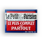 plaque émaillée le petit parisien