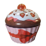 boite vintage cupcake fraise