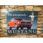 plaque métal ford mustang déco rétro vintage