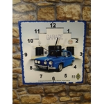 horloge pendule murale r8 gordini renault publicitaire