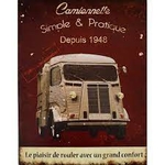 PLAQUE CITROEN TYPE h 1948