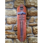 thermomètre métal porsche route 66