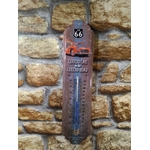 thermomètre métal mercedes route 66 vintage rétro