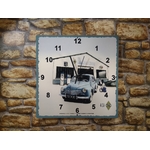horloge murale publicitaire renault 4 cv vintage