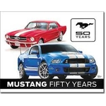 plaque ford mustang 50 ans