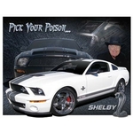 plaque ford mustang shelby