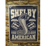 plaque métal déco ford shelby vintage