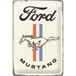 plaque ford mustang logo