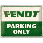 plaque fendt parking only