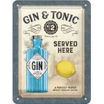 plaque gin tonic 15x20