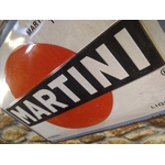 plaque métal martini déco rétro vintage