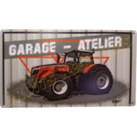 plaque metal tracteur massey garage