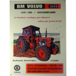 plaque vintage tracteur volvo bm