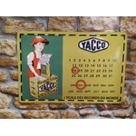 calendrier perpétuel yacco rétro vintage