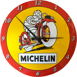 horloge émaillée bibendum moto