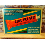 carton publicitaire cire éclair