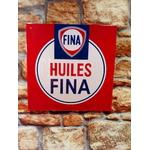 plaque publicitaire huiles fina