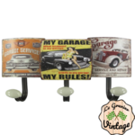 porte manteau vintage garage