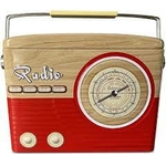 boîte métal radio vintage