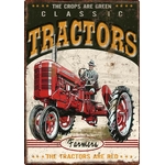 plaque classic tractor vintage