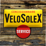 plaque émaillée vintage vélosolex