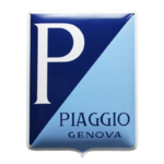 plaque émaillée logo Piaggio 50x40 cm