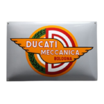 plaque émaillée Ducati 60x40 cm