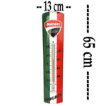 thermomètre émaillé ducati 65cm