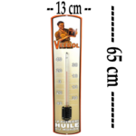 thermomètre émaillé veedol première huile du monde 65cm
