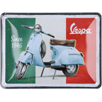 plaque en relief vespa since 1946