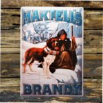 plaque émaillée publicitaire cognac Martell 50x35 cm