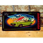 plaque plymouth barracuda 30x15cm