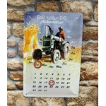calendrier perpétuel tracteur man vintage