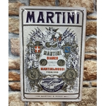 plaque publicitaire martini bianco