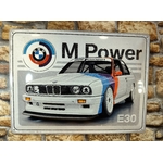 plaque métal déco bmw m power e30