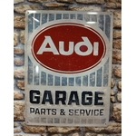 plaque publicitaire audi garage