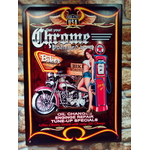 Plaque get your chrome polished pin-up